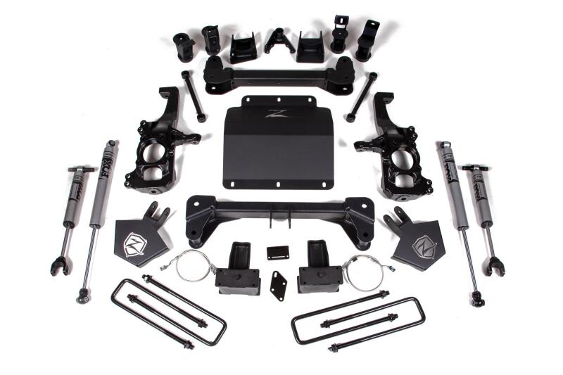 Zone Offroad 2020 Chevy/GMC 2500HD 5in Suspension System W/O Overload Suspension System