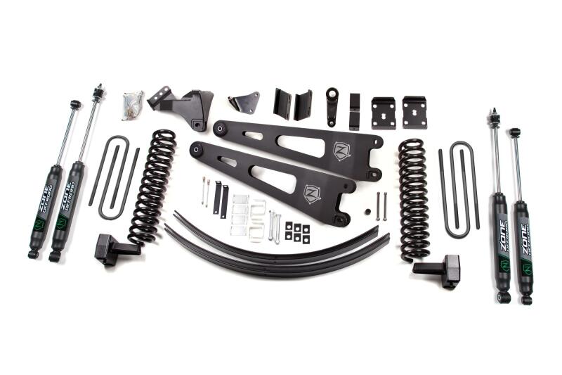 Zone Offroad 08-10 Ford SuperDuty 6in Gas w/Overload
