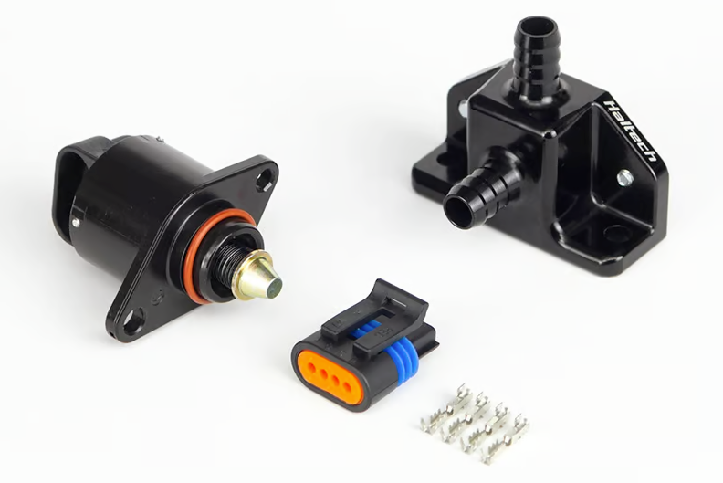 Idle Air Control Kit - Billet 2 Port Housing With 2 Screw Style Motor