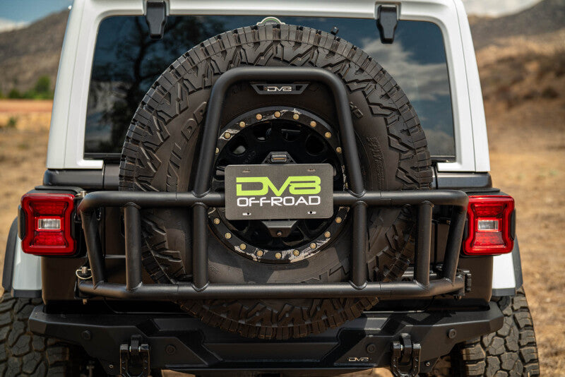 DV8 Offroad 18-25 Jeep Wrangler JL Body Mounted Tire Carrier