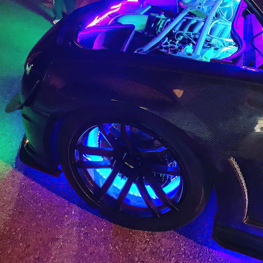 Oracle LED Illuminated Wheel Rings - Double LED - Blue