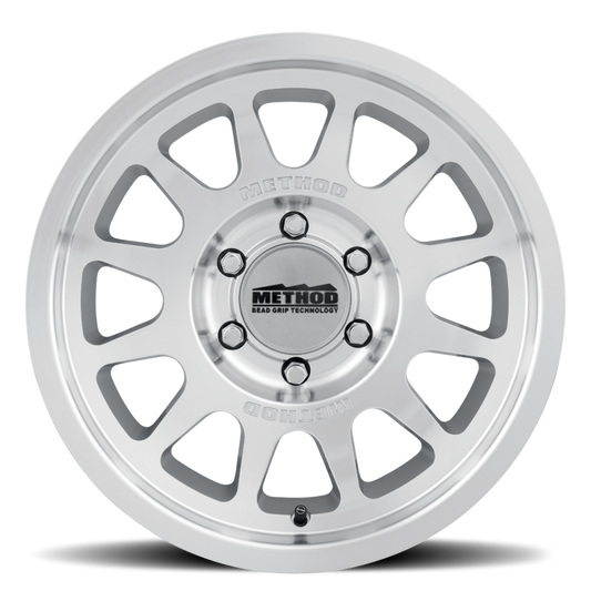 Method MR703 Bead Grip 20x9 0mm Offset 6x135 87mm CB - Machined Clear Coat