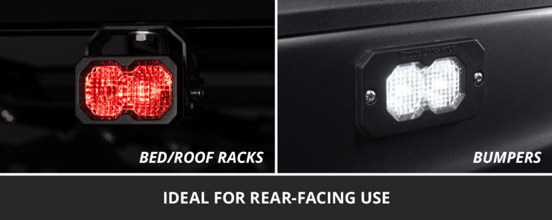 Diode Dynamics C2R White Flood Flush Mount LED Pod (Pair)