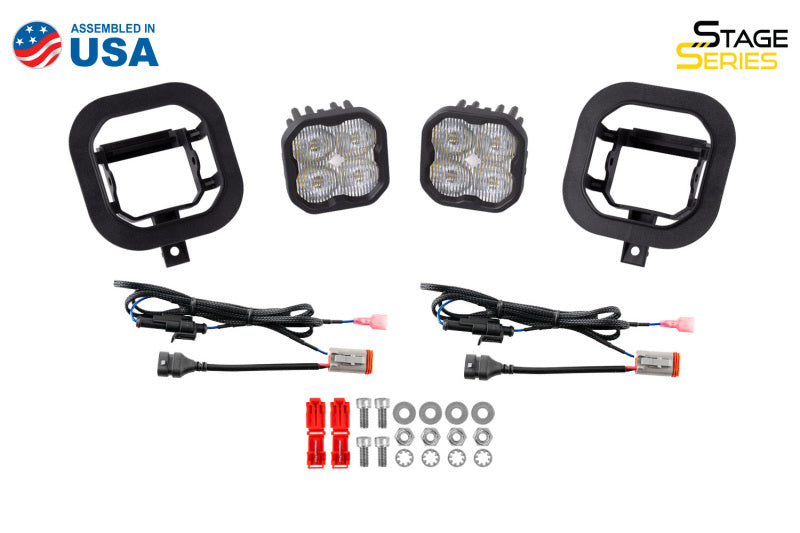 Diode Dynamics SS3 Sport Type SD Kit ABL - Yellow SAE Fog