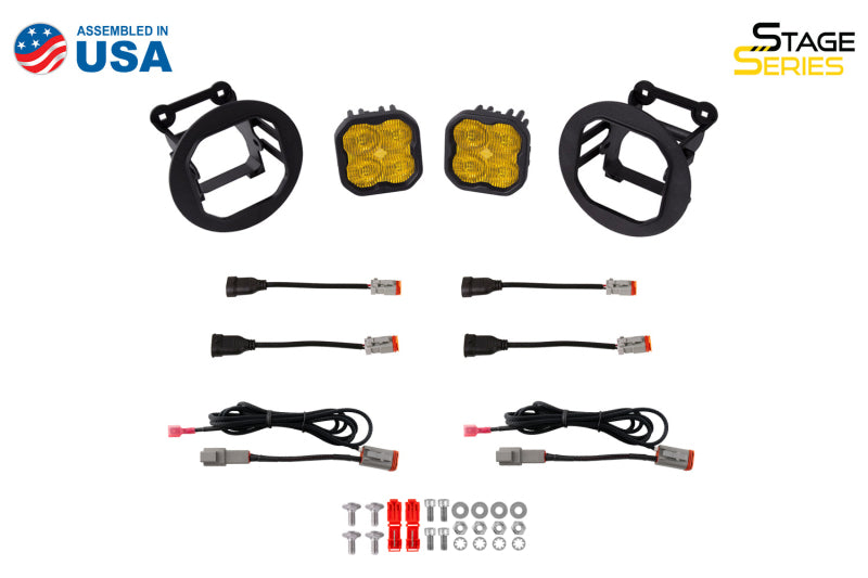 Diode Dynamics SS3 Sport Type OB Kit ABL - White SAE Fog