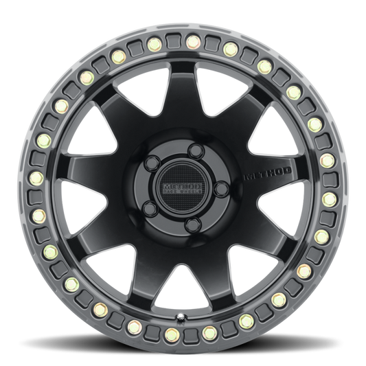Method MR108 17x9 -44mm Offset 8x170 130.81mm CB Matte Black w/BH-H24 Wheel