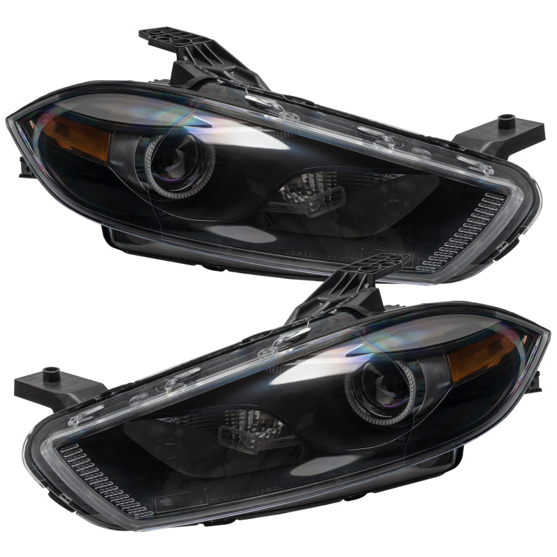 Oracle 13-16 Dodge Dart SMD HL - Black - Halogen - ColorSHIFT
