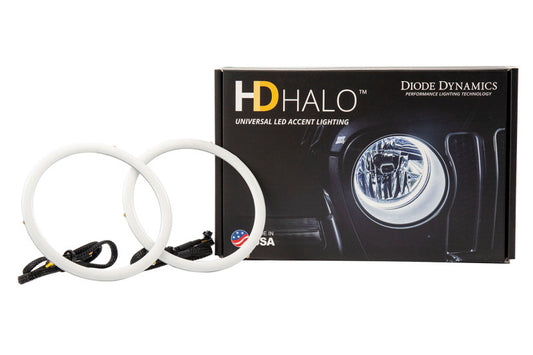 Diode Dynamics Halo Lights LED 130mm - Red (Pair)