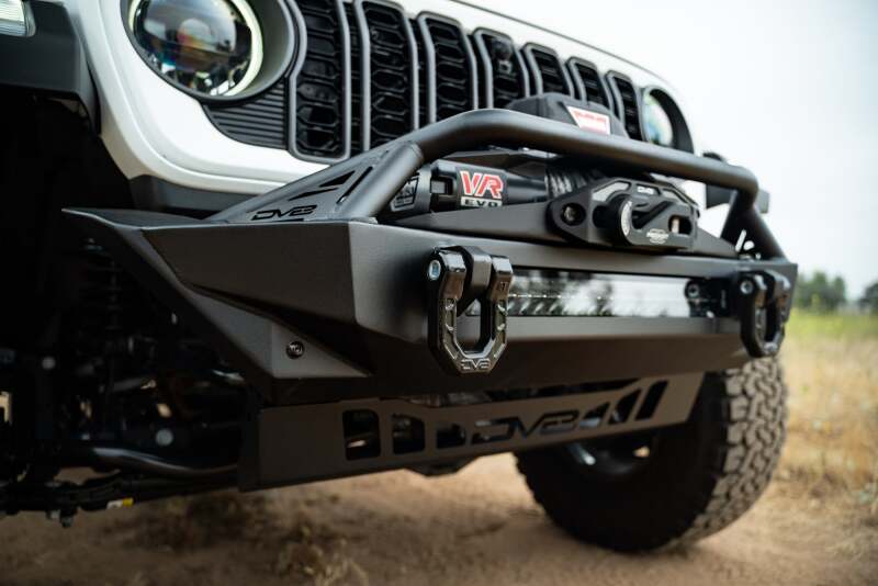 DV8 Offroad 07-23 Jeep Wrangler JK/JL & Gladiator JT FS-1 Series Stubby Front Bumper