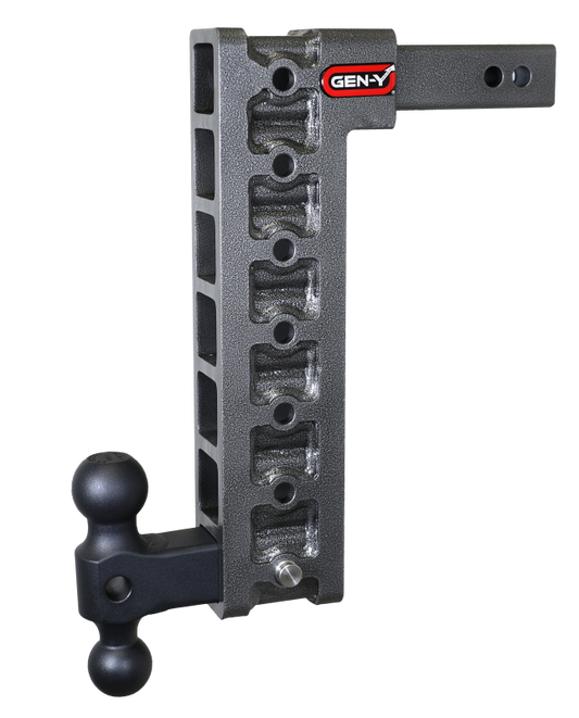 Gen-Y Mega Duty 2in Shank 15in Drop 10K Hitch w/Dual-Ball (Use w/Stabilizer Kit GH-0100)