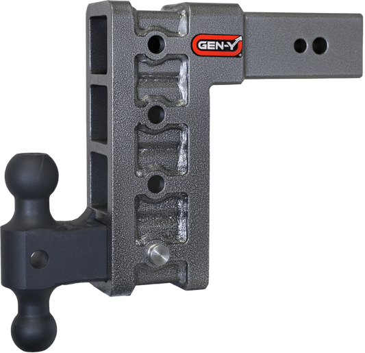 Gen-Y Mega Duty 3in Shank 9in Drop 3.5K TW 32K Hitch w/GH-0161 Dual-Ball