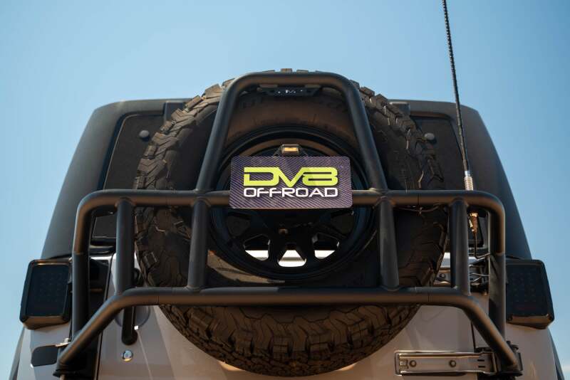 DV8 07-18 Jeep Wrangler JK Body Mounted Tire Carrier