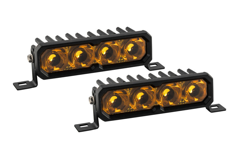 Diode Dynamics SS6 Max Yellow Spot Standard ABL (pair) 3000K