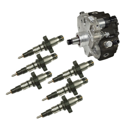 BD Diesel 03-04 Dodge 5.9L Cummins Stage 1 Performance CR Pump & Injectors Package