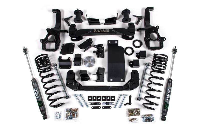 Zone Offroad 19-21 Ram 1500 4WD 4in Front 3in Rear Suspension Lift System / Fox Shocks