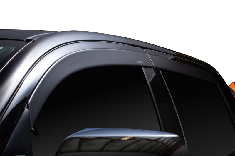 Husky Liners 07-21 Toyota Tundra DC Ventvisor Low Profile 4pc - Matte Black