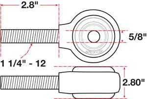 SPC Performance xAxis Rod End Ball Joint
