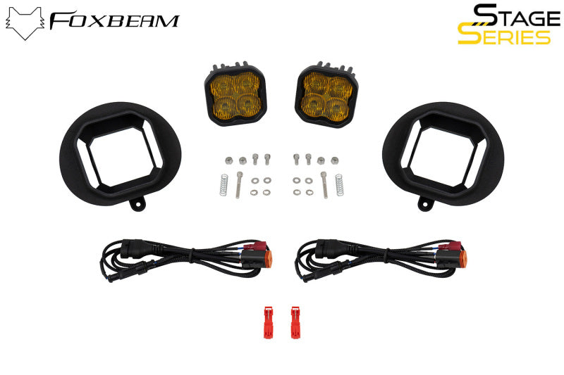 Diode Dynamics 02-08 Dodge Ram 1500/2500/3500 SS3 Fog Light Kit - Yellow Pro