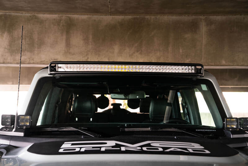 DV8 Offroad 21+ Ford Bronco Curved Light Bracket for 12 3in. Pod Lights