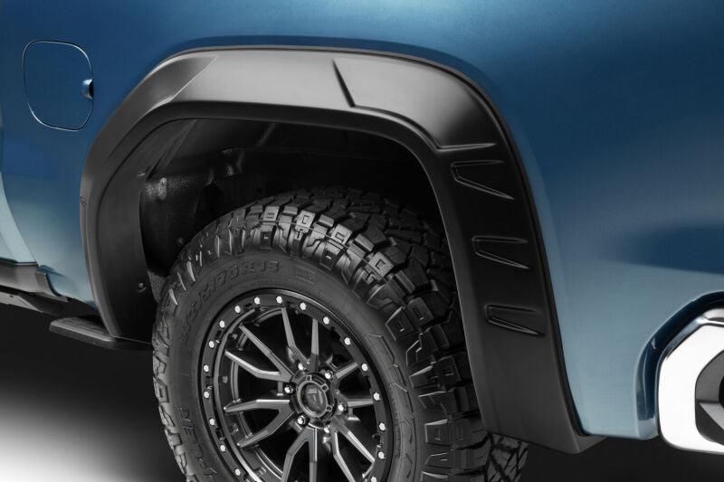 Husky Liners 19-24 GMC Sierra 1500 (69.9/79.4in. Bed) DRT Style Fender Flares (Smooth) 4pc - Blk