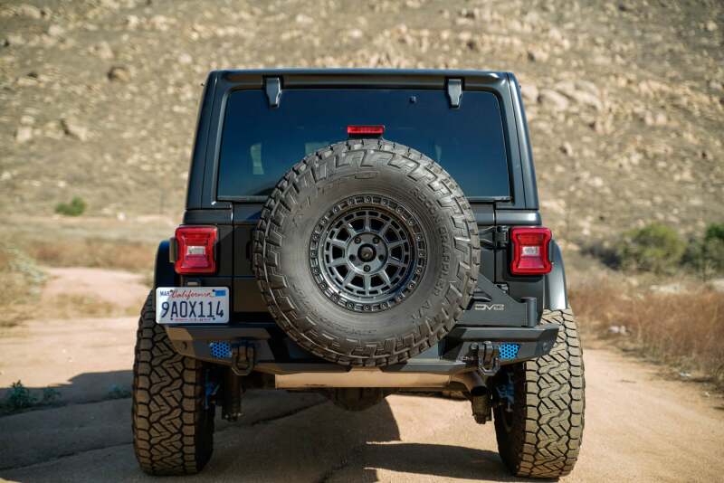 DV8 Offroad 2018 Jeep Wrangler JL MTO Series Rear Bumper w/ Optional Tire Carrier