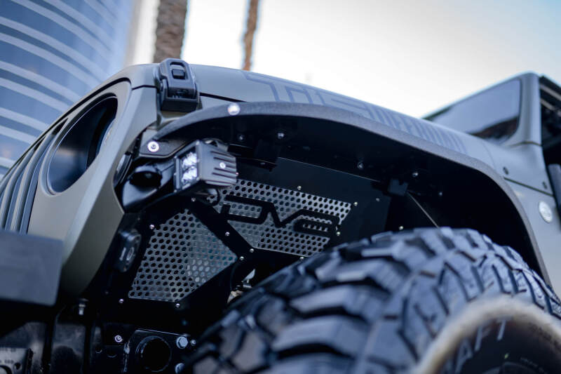 DV8 Offroad 2018+ Jeep Wrangler JL Front Inner Fenders - Black