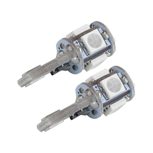 Oracle T10 5 LED 3 Chip SMD Bulbs (Pair) - Purple