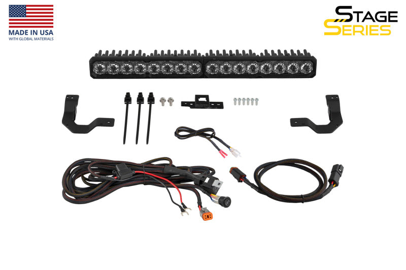 Diode Dynamics 2024-2026 Toyota Tacoma TRD Grille Lightbar SS20 Sport Yellow Combo 3000K