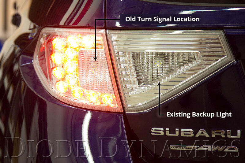 Diode Dynamics 08-14 Subaru WRX/STi Hatchback Tail as Turn +Backup Module (USDM) Stage 2