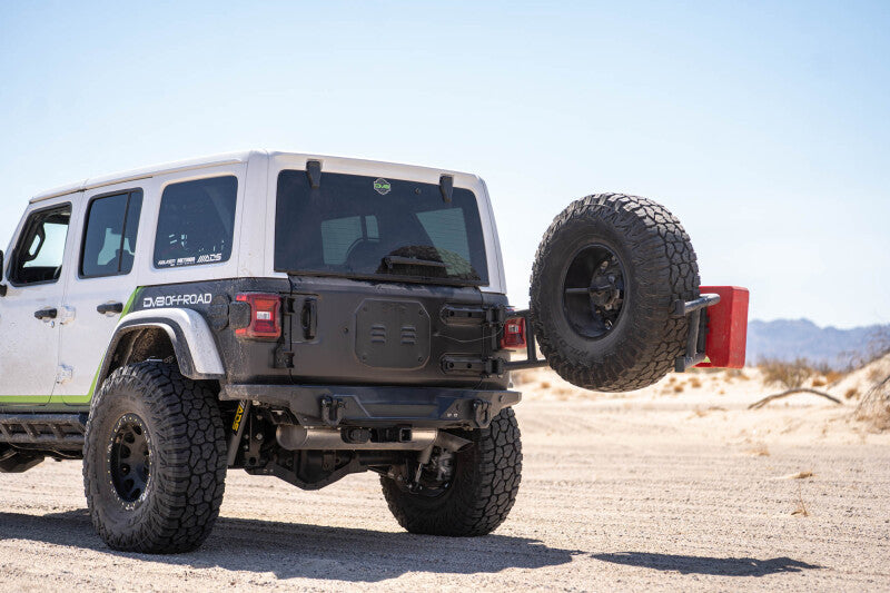DV8 Offroad 18-25 Jeep Wrangler JL Body Mounted Tire Carrier