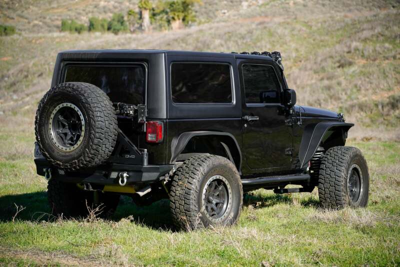 DV8 Offroad 07-18 Jeep Wrangler (JK) Tire Carrier for MTO Bumper