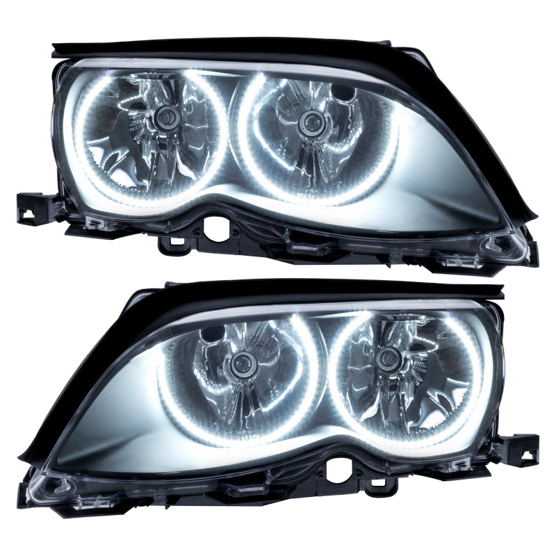 Oracle 02-05 BMW 3 Series SMD HL - Black - ColorSHIFT w/ 2.0 Controller