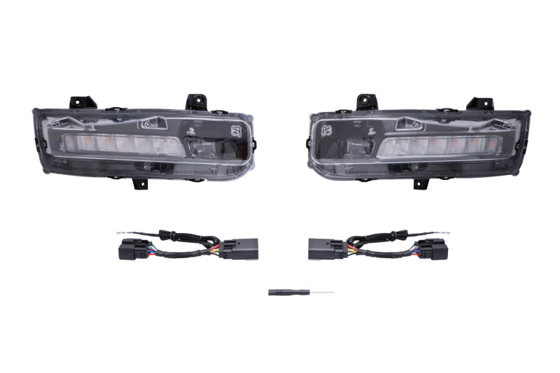 Diode Dynamics Elite Series Combination Fog Lamp for 18-21 Ford Mustang - Cool - White (Pair)