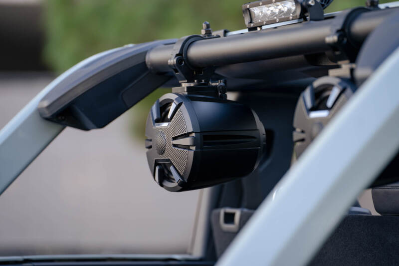 DV8 Offroad 21-22 Ford Bronco 4dr Rear Speaker & Light Mount Bar