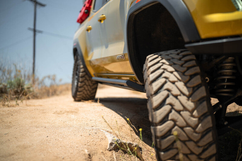 DV8 Offroad 23-25 Chevy Colorado & GMC Canyon Rock Sliders - Micro Texture Black