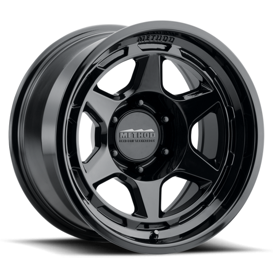 Method MR708 17x9 / -38mm Offset / 6x5.5 / 106.25mm Bore - Gloss Black Wheel