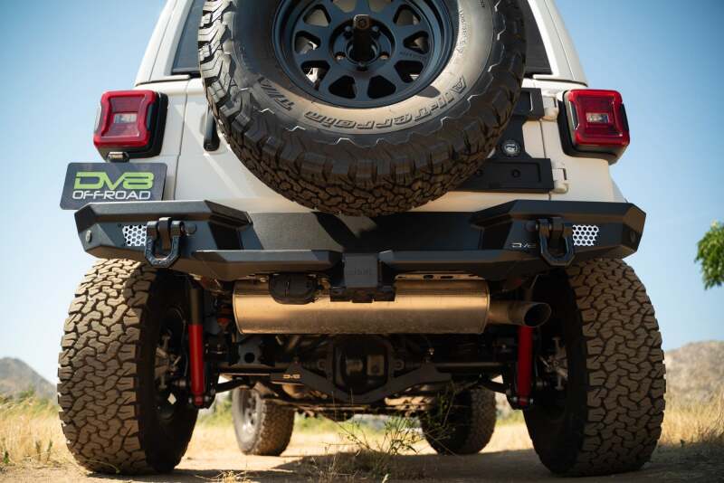 DV8 Offroad 2018 Jeep Wrangler JL MTO Series Rear Bumper w/ Optional Tire Carrier