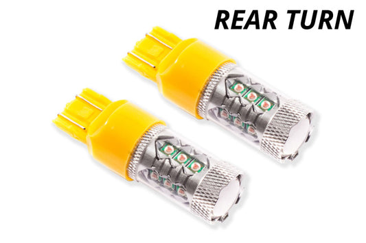 Diode Dynamics 7443 LED Bulb HP48 LED - Red (Pair)
