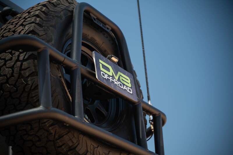 DV8 07-18 Jeep Wrangler JK Body Mounted Tire Carrier