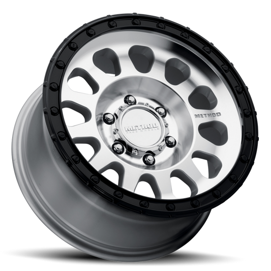 Method MR315 17x9 -12mm Offset 8x6.5 130.81mm CB Machined Wheel - Gloss Black Lip