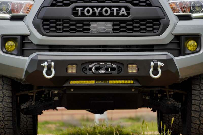 DV8 Offroad 16-23 Toyota Tacoma Center Mount Winch Front Bumper