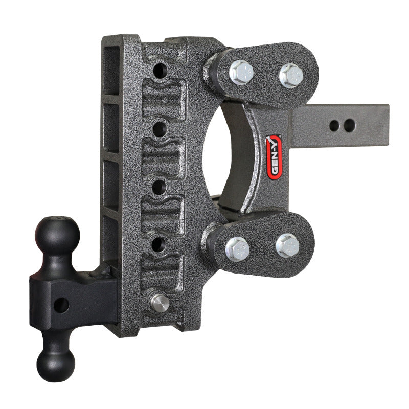 Gen-Y The Boss Torsion-Flex 2.5in Shank 9in Drop 3.5K TW 32K Hitch w/GH-0161 Dual-Ball