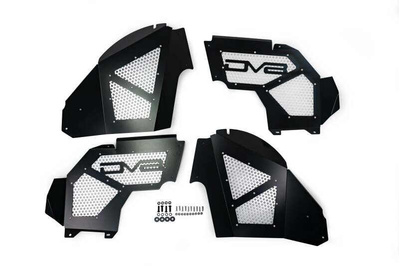 DV8 Offroad 2018+ Jeep Wrangler JL Front Inner Fenders - Black