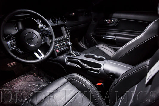 Diode Dynamics 18-19 Mustang Stage 2 Mustang Interior LED Light Kit - Blue