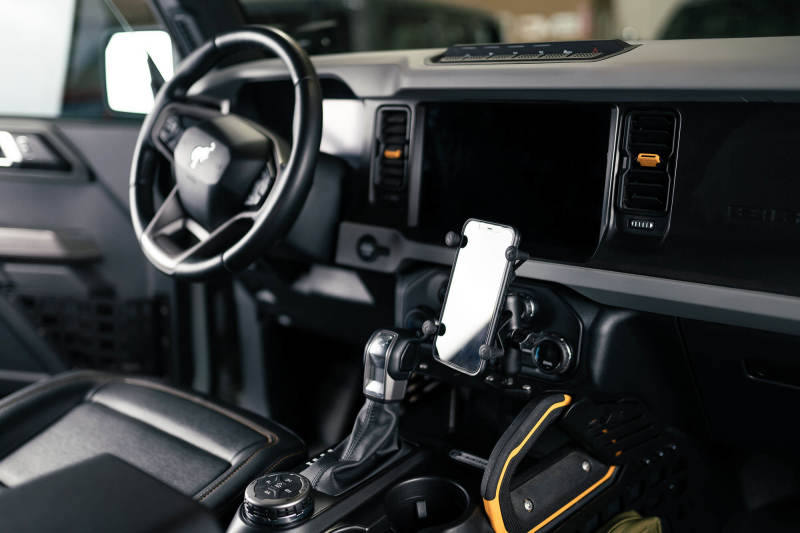 DV8 Offroad 21-23 Ford Bronco Center Console Molle Panels & Bridge