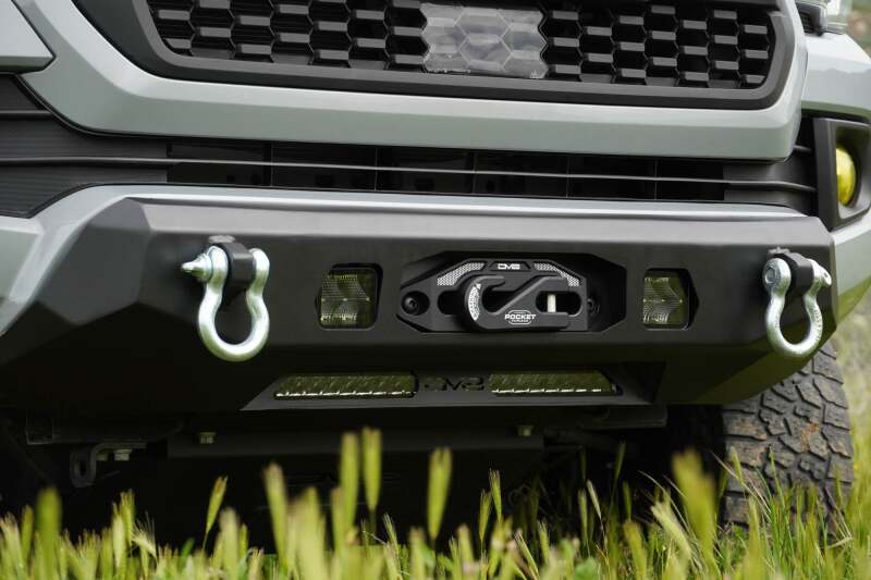 DV8 Offroad 16-23 Toyota Tacoma Center Mount Winch Front Bumper