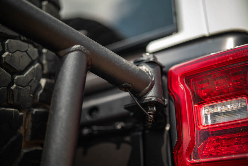 DV8 Offroad 18-25 Jeep Wrangler JL Body Mounted Tire Carrier