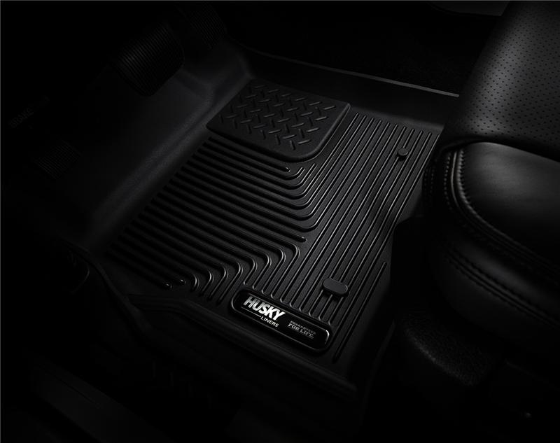 Husky Liners 11-12 Ford F250/350/450 Reg/Super/Crew Cab X-Act Contour Black Floor Liners (2nd Seat)