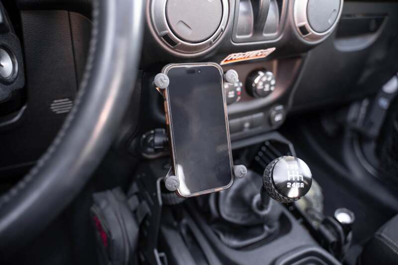 DV8 Offroad 07-18 Jeep Wrangler JK Center Console Molle Panels & Device Bridge