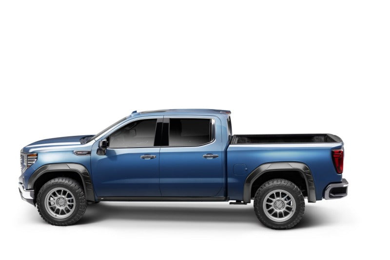 Husky Liners 19-24 GMC Sierra 1500 (69.9/79.4in. Bed) DRT Style Fender Flares (Smooth) 4pc - Blk